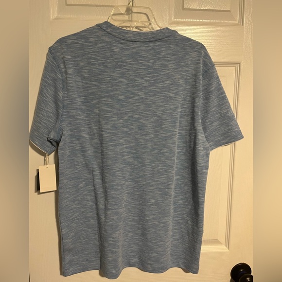 NEW - Men’s Method Parisian Blue Buttoned Tee - Picture 2 of 2